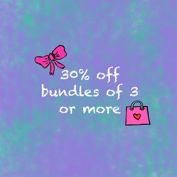 COPY - 30% off bundles of 3 or more!!! - Picture 1 of 1
